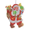5D Christmas Diamond Painting Hanging Light Festive Rhinestone Lamp Pendant Kits