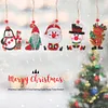 5pcs/set DIY Christmas Diamond Drill Dots Painting Crystal Xmas Trees Hanging Pendant Kits