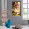 (US Local)Beauty 5D DIY Full Drill Round Big Size Diamond Painting Kit for Home Wall Decor 40x70cm 