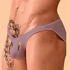 Men's Modal Low Rise Bikini Briefs Soft Moisture Wicking Underwear