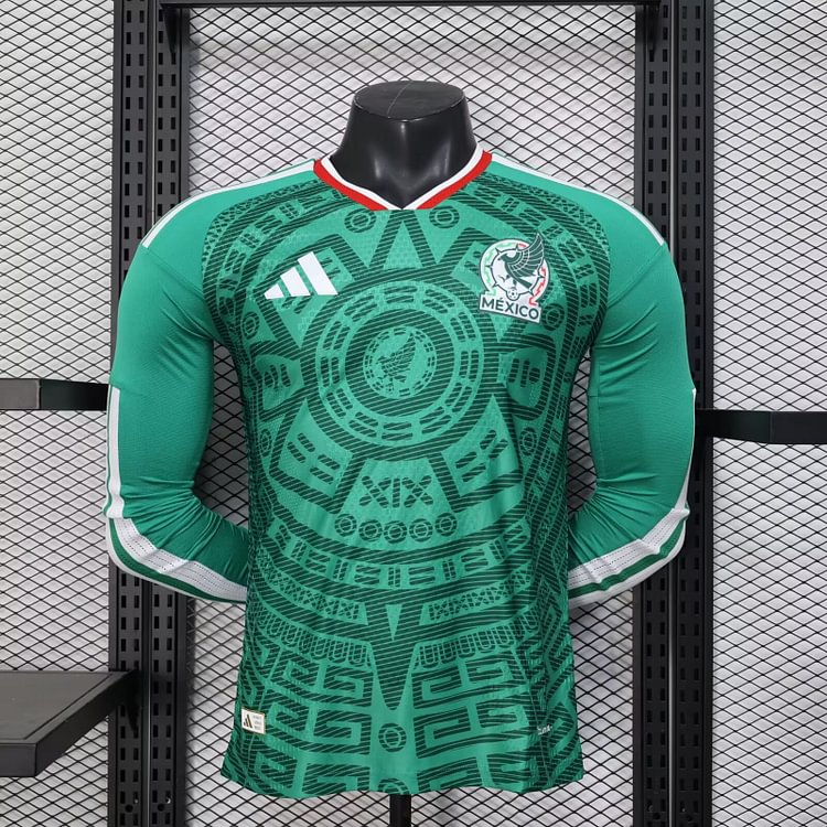 2025-26 Mexico Home Long Sleeve - Player Version