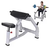 [US Local Warehouse] Fitness Preacher Curl Bench Adjustable Seated Isolated Barbell Dumbbell Biceps Station Workout Bench for Home Gym Fitness Equipment