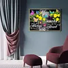 Diamond Painting-DIY Full Round Drill Butterfly Letter