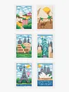 6pcs Mini Square Diamond Painting-Around The World