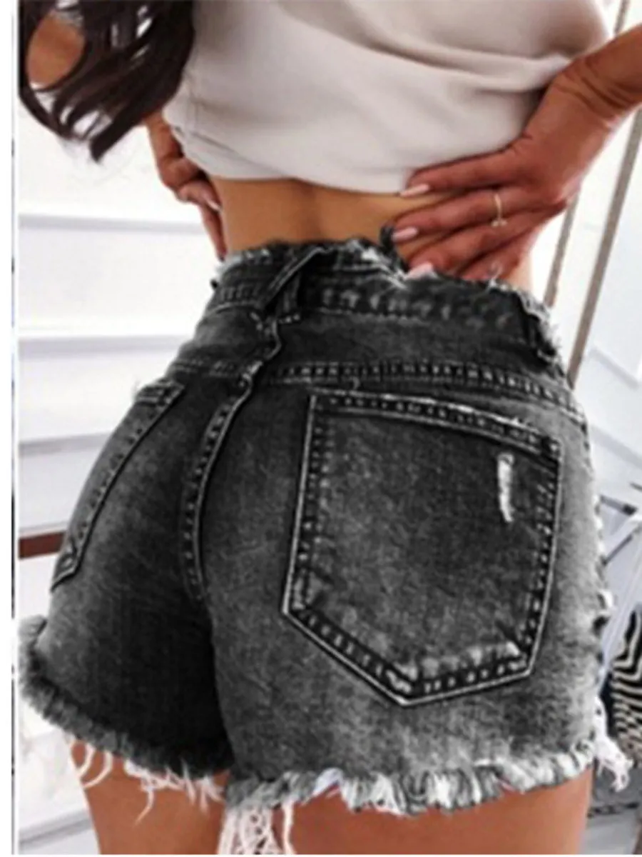Casual Style  Hollow Out  Shorts
