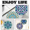 6pcs/set DIY Diamond Painting Special Shape Coaster with Holder Kits(Mandara)