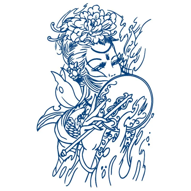 Tattoos Semi-permanent Waterproof Temporary Tattoos Butterfly Rose Scorpion Body Art Full Fake Tatoo Women Men