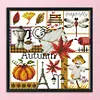 Autumn-14CT Stamped Cross Stitch Kit(26x27cm)