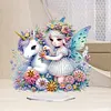 Acrylic White Horse Elf - 5D DIY Craft Ornament