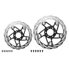 160/180mm Bicycle Rotor Disc 6 Holes Road Bicycle Center Lock Disc for Road Bike
