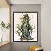 (Big Size) Witch - 11CT Stamped Cross Stitch 50*60cm/19.69*23.62in