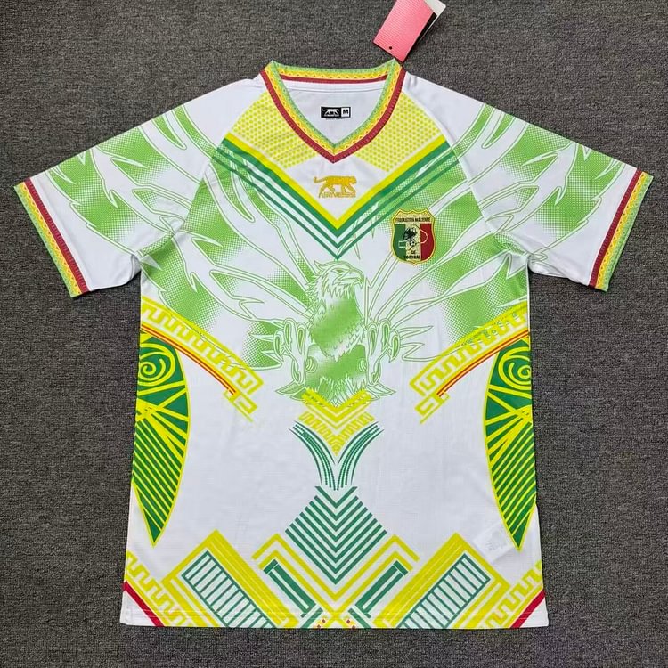 2026-27 Mali Green and White Jersey - Fan Edition