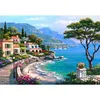 Seaside Town - 11CT Stamped Cross Stitch Kit(50*40cm)