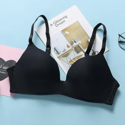 A/B Cup Women Seamless Bra Sexy Underwear Bralette Push Up Bra Female Brassiere Intimate Lingerie Solid Color Wirefree Bras