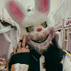 Effrayant Masque Ours Brun/Lapin Blanc Tueur pour Halloween