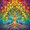 3PCS Tree Coloring Book Set Mindfulness Art Books for Adults 