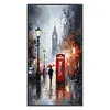 (Stamped/Counted) Streets Of London-11CT/14CT Cross Stitch 40*70cm(Big Size)