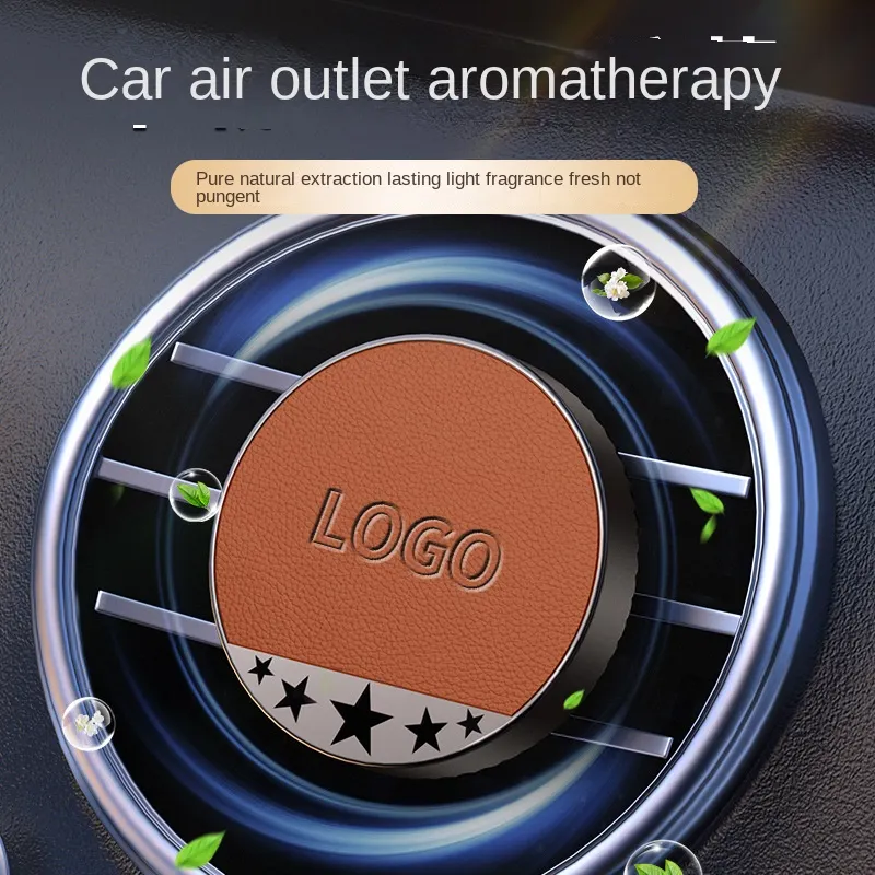 Car air vent premium leather aromatherapy box (2PCS)