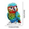 5D DIY Special Shape Diamond Painting Acrylic Desk Ornament Parrot Decor Kit
