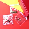 30/50pcs Reusable Self-Sealing Zipper Pouches - Clear Plastic Organizer Bags with Zipper Closure, Portable Storage for Diamond Drills,Rings, Earrings, Necklaces Small Things