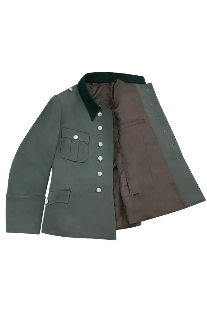   Elite German M1935 Officer Gabardine Service Tunic Jacket 6 Buttons German-Uniform