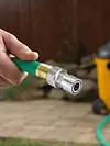 Garden Hose to Mini Power Washer Adapter Stainless Steel Leak-Proof Adapter 3/4 GHT to 1/4 Quick Connector for Car Wash & Outdoor Cleaning
