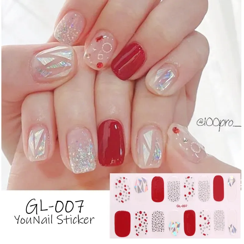 Three Sorts 0f Nail Stickers Nail Wraps DIY Full Cover Nail Stickers Novidades Designer Nail Decals Nails Sticker Designer
