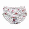 Plus-size mid-waist, hip-hugging, sheer mesh briefs
