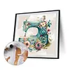 Sewing Machine - Paint by Numbers Acrylic Painting 20*20CM(HOT)