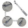 Wrench Extender Tool Bar, Extra Long 15 Inch Wrench Extension Bar with 1/2 Inch Square Hole for Maximum Leverage, Solid Steel Tool for Mechanics and DIY Enthusiasts