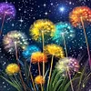 Diamond Painting-DIY Full Round Drill Dandelion