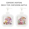 A Set of Two Multifunctional Diamond Painting Reusable Liquid Bottles DIY Special Shaped Drill Craft Kits