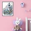 Blue Lighthouse - 14CT Counted Cross Stitch Kit(22*29cm)