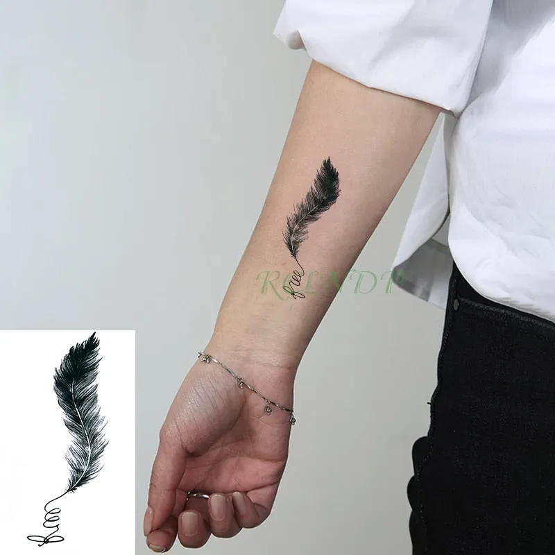Waterproof Temporary Tattoo Sticker Lovely Rabbit Leaf Tatto Stickers Flash Tatoo Fake Tattoos for Kids Men Women child
