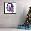 【Limited Stock Sale】Flowers And Owl-Paint by Numbers Acrylic Paintingg 40*40CM(Watercolor)
