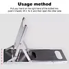 Stainless Steel Compact Camping Table Folding Camp Table for Cooking Hiking