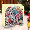 Acrylic Napkin Holder Diamond Painting Kit for Home Table Decor (Flower Cluster)