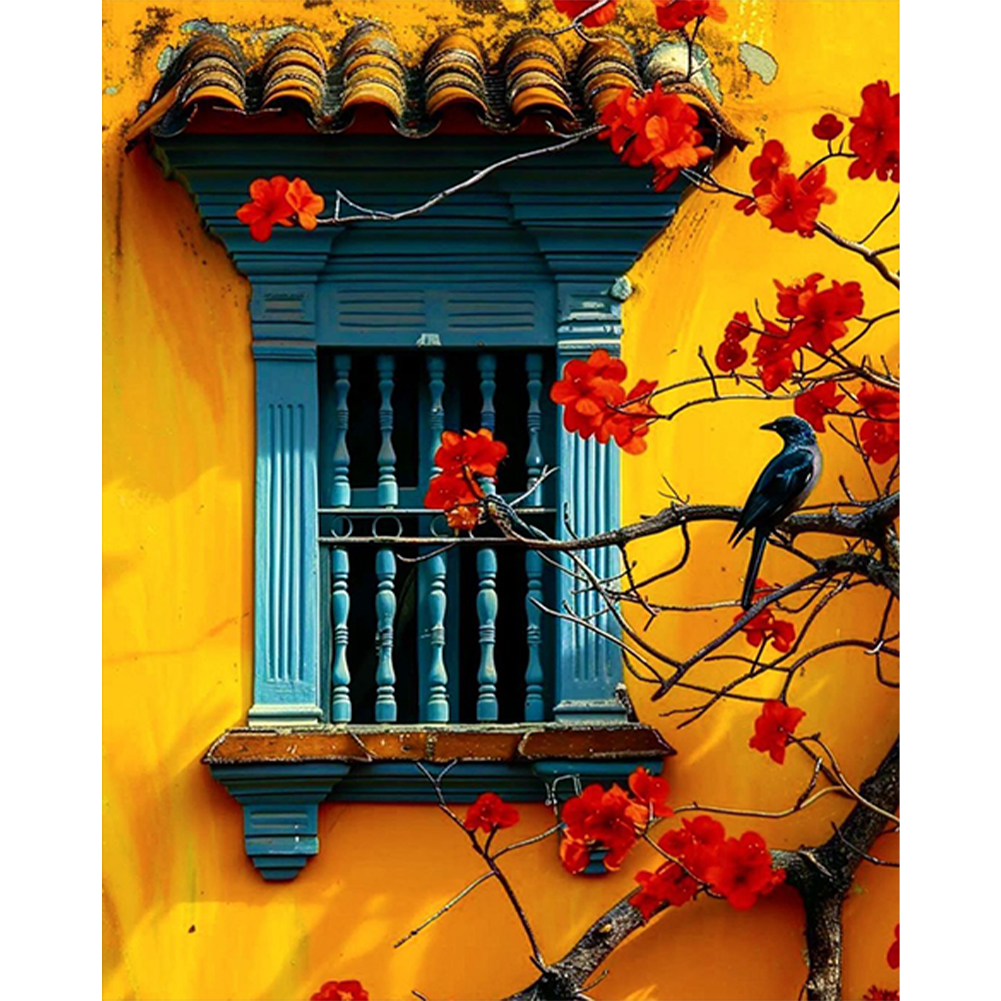 House Flowers-Paint by Numbers-16"x20"/40x50cm