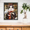 >SALE<Full Embroidery Silk Thread 11CT Printed Cat Cross Stitch Home Kit Art 50x63cm