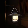 LED Camping Lamp Dimmable Retro Camping Lighting with Hook for Outdoor Equipment