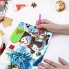 (US Local)8pcs Diamond Painting Greeting Cards Handmade Diamond Art Cards for Adults (E)