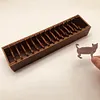 Wooden Bobbin Set with Animal Shapes for DIY Sewing Storage Tool (Cat)