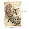 Hummingbird Flowers-Paint by Numbers Acrylic Painting 40*60CM(Poster style）(HOT)