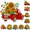 (Multi-Style)Sunflower Vintage Car-Partial Special Shaped Diamond Painting 30*30CM