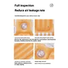 Inflatable Pool Float with Clear Window Summer Swimming Equipment (Yellow)