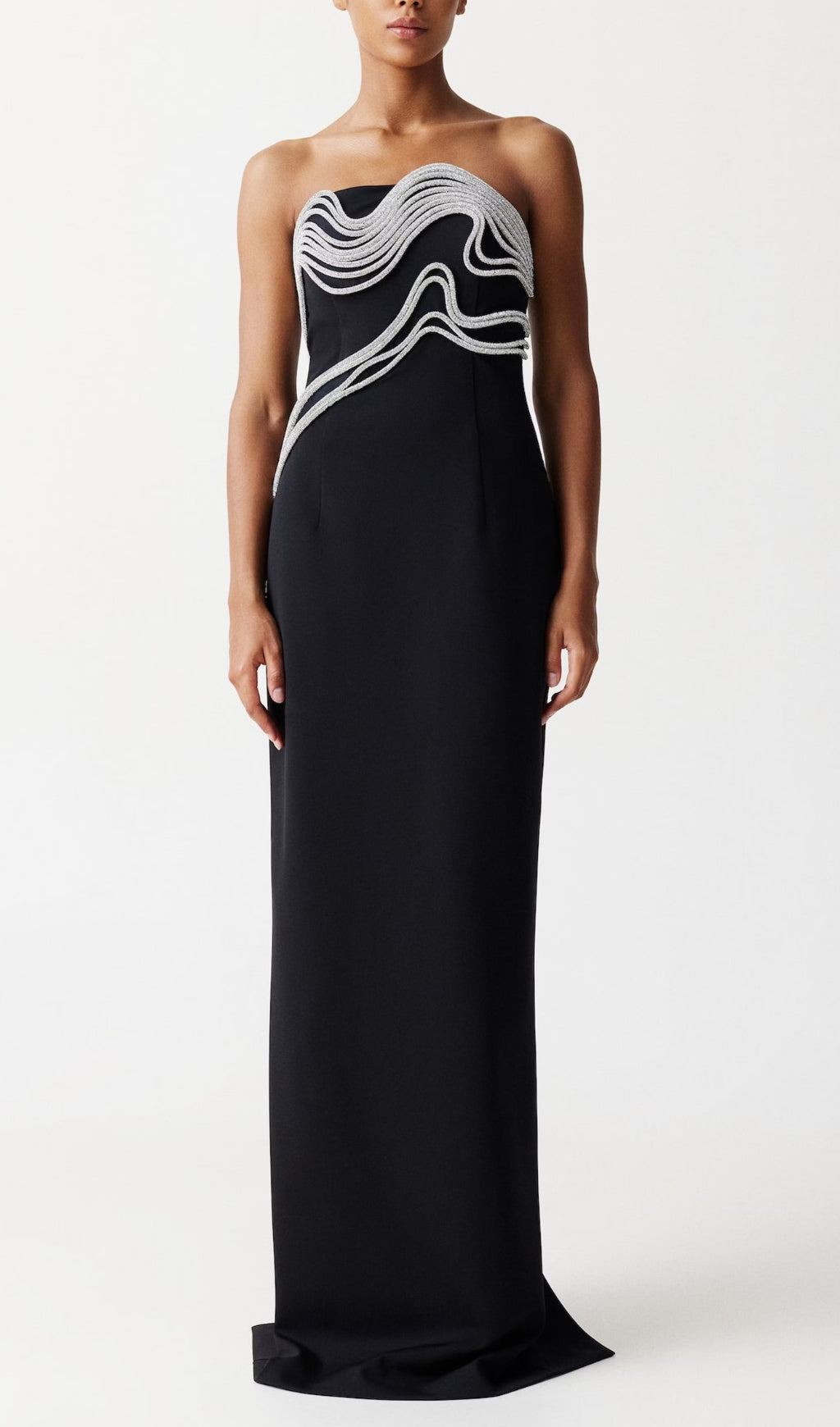 Akiko Crystal Embellished Maxi Dress Flowering Girl