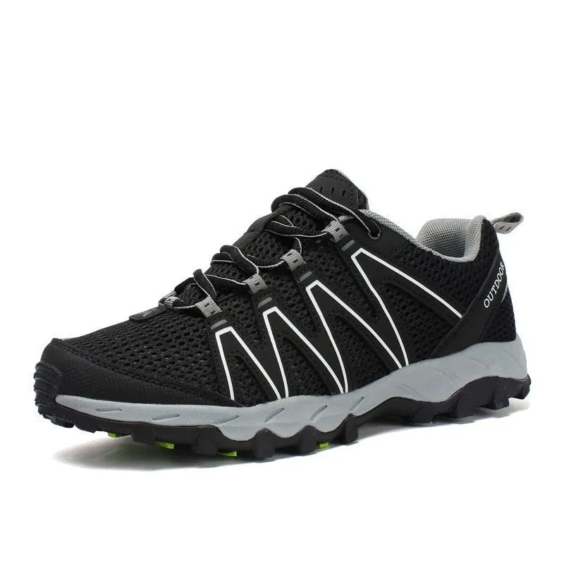 Outdoor Sneakers For Men Women Breathable Hiking Shoes Non Slip Trekking Climbing Sport Shoes Quick Dry Upstream Water Shoes