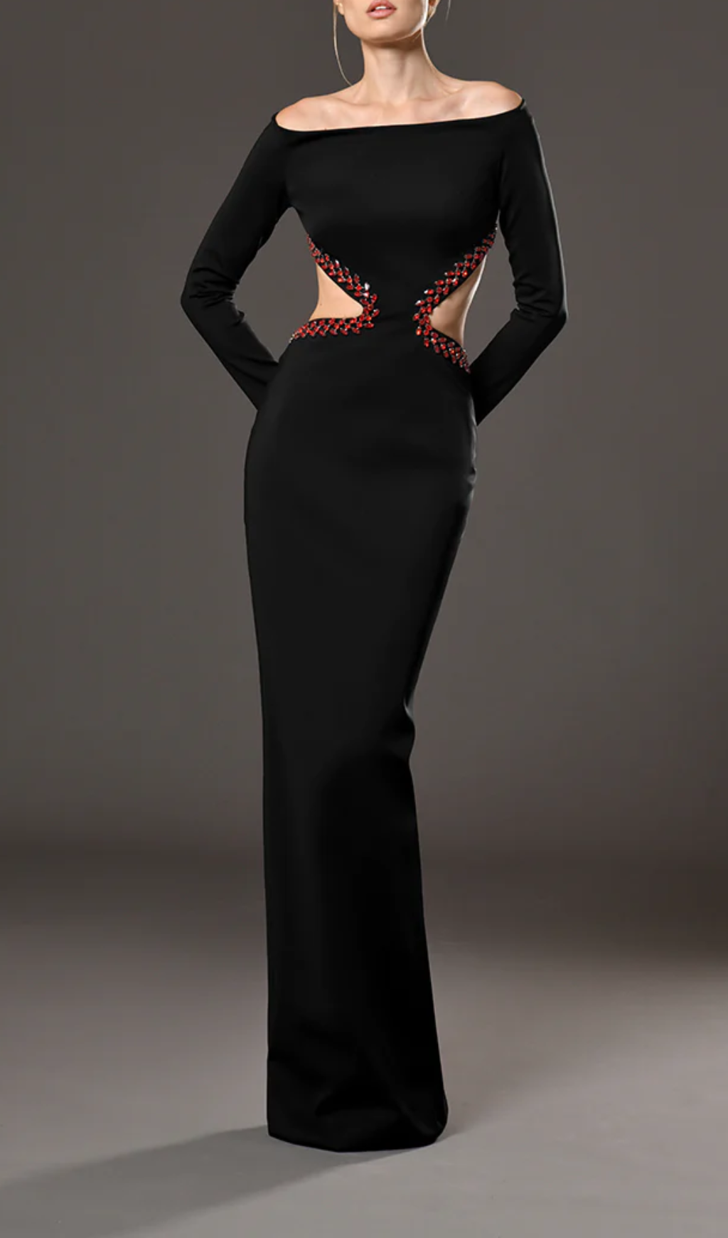 Annika Beaded Embellished Maxi Dress Flowering Girl