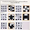 Puzzle g&eacute;om&eacute;trique en bois avec blocs cach&eacute;s et plateau de rangement