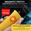 Diving Flashlight Long Distance Torch 5500mAh Battery 3 Modes for Camping Hiking
